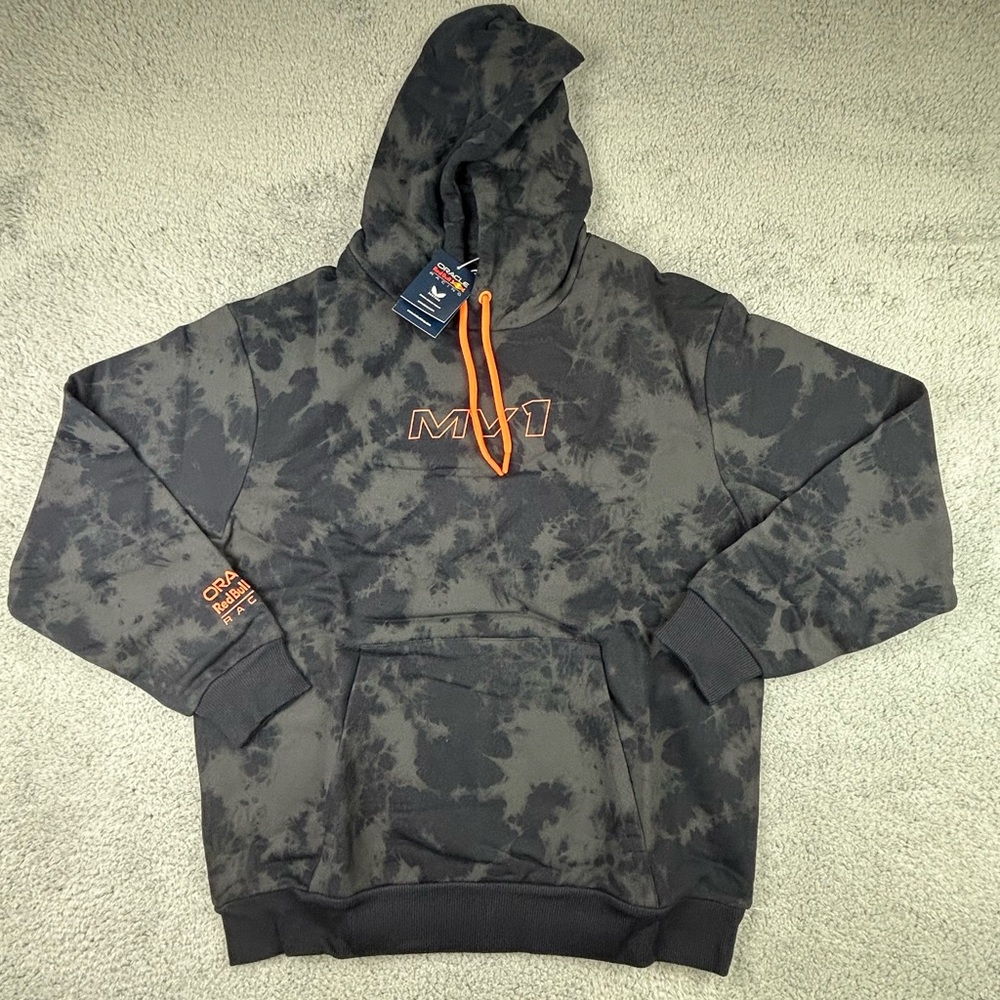 Oracle Red Bull Racing Max Verstappen Camo Black Hoodie F1 MV1 Unisex Size XL